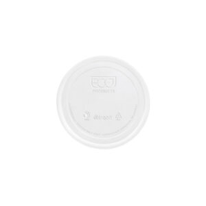 Lid, PLA, fits on round deli cup 145ml