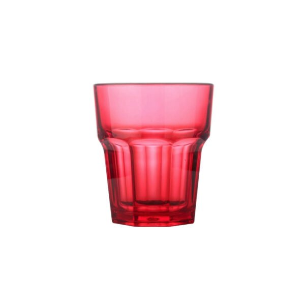 Korduvkasutatav ja purunematu punane klaas 250ml