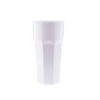 Reusable and unbreakable white tumbler glass 360ml