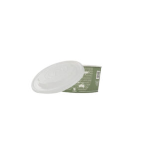 Flat lid  Ø11,5cm, PLA, fits on food containers 355-940ml