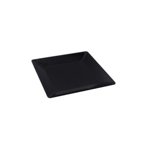 Plate 18x18cm, black