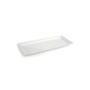 Plate 18x28cm, white