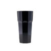 Reusable and unbreakable black tumbler glass 360ml