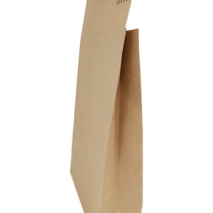 Courier paper bag with flap 450x350x120 brown