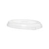 WorldView oval take-out container lid RPET, fits 710ml-940ml