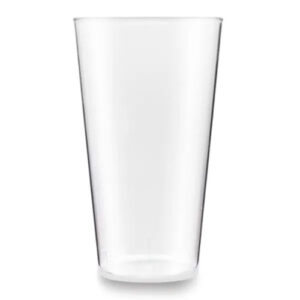 Plastic cup 500ml, clear