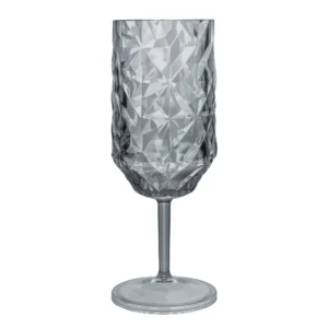 EXCLUSIVE PRISMA GOBLET 400 ML CLEAR GREY